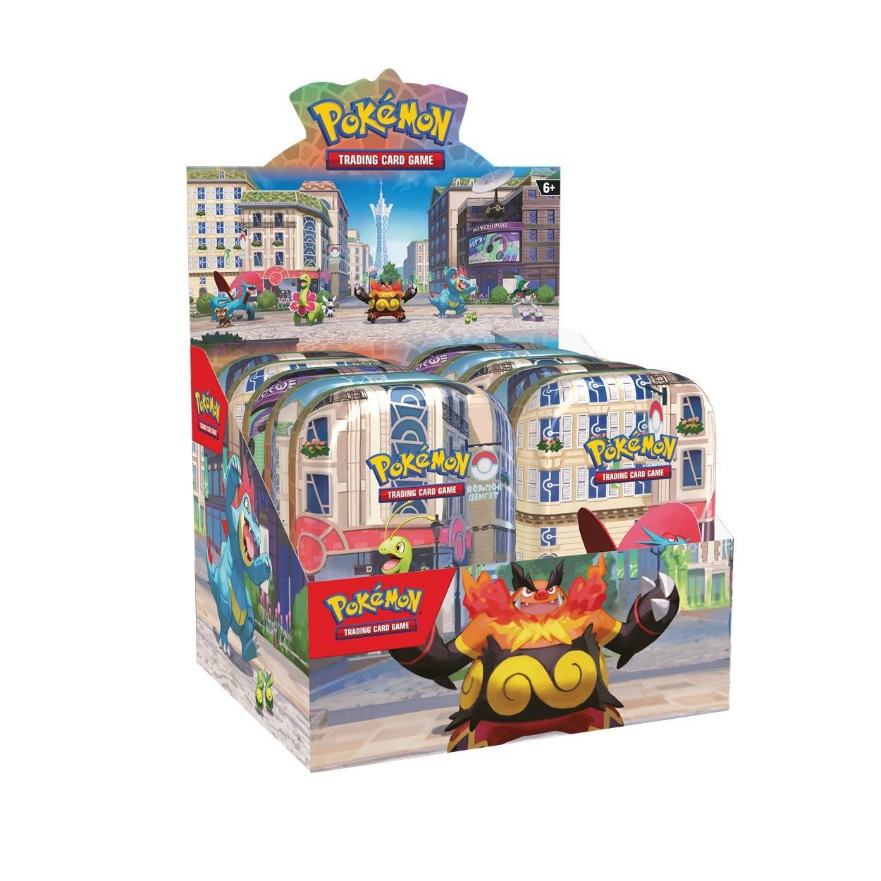 Pokémon Summer Lumiose City Mini Tins Display
