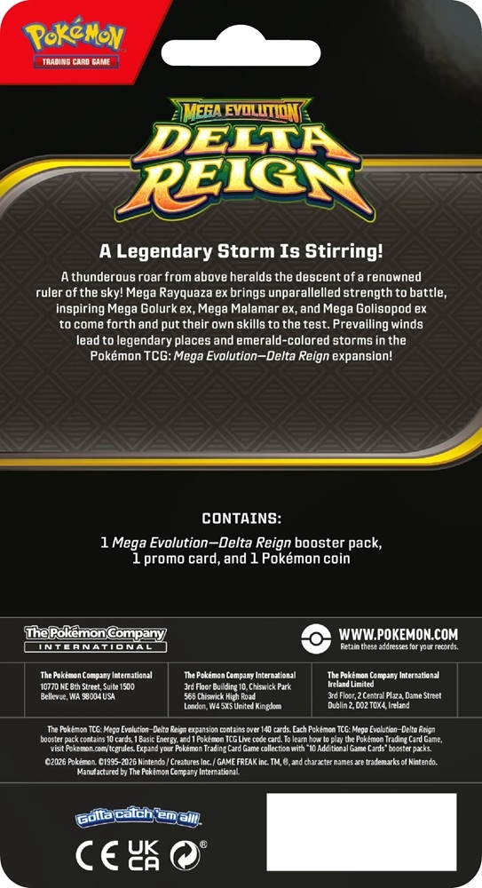 Mega Evolution: Delta Reign checklane pre order