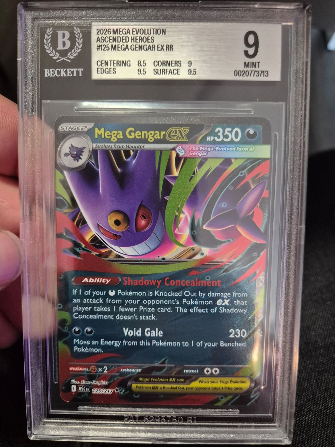 Mega Gengar ex becket grading