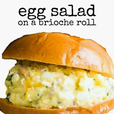 [#13] boatyarder farm egg salad on brioche