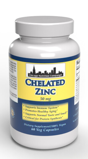 Zinc Chelated  50mg - 60 Veg Capsules