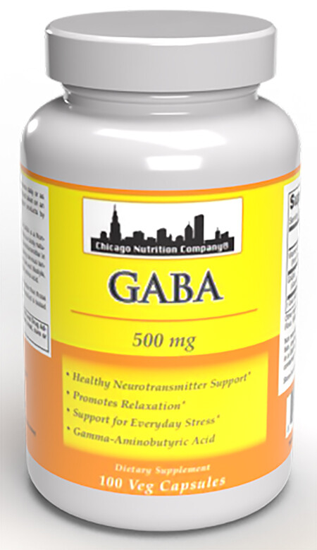 GABA 500mg - 100Veg Caps