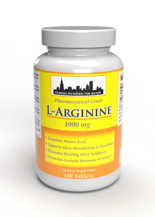 L-Arginine 1000 mg - 120 Tablets