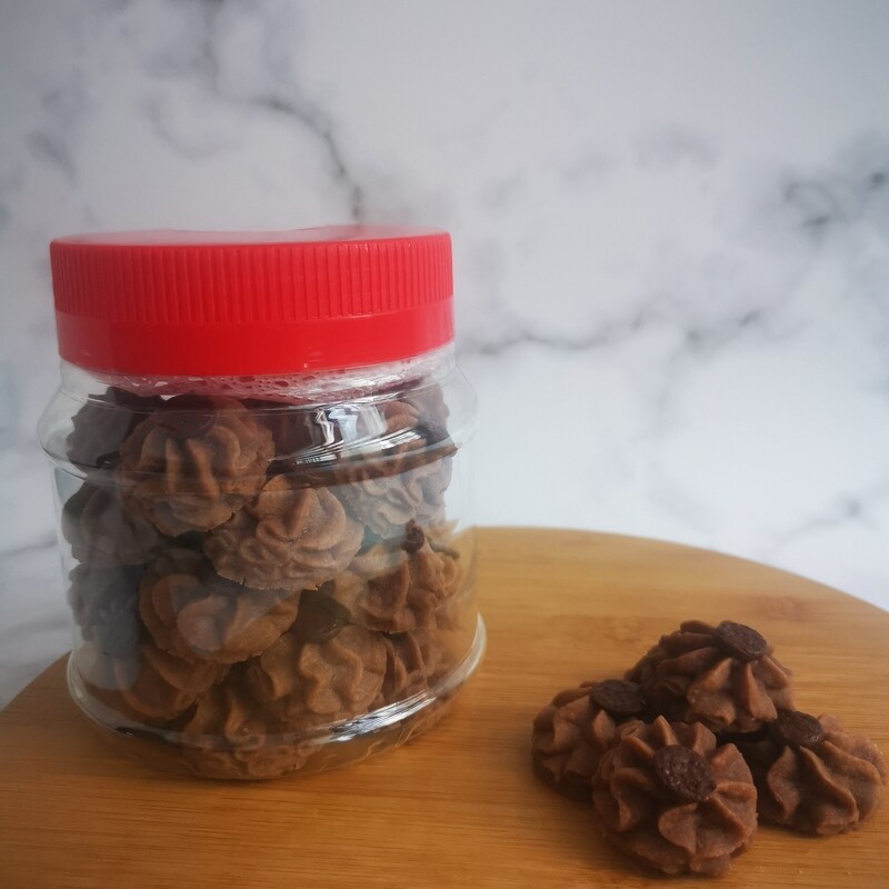 Chocolate Drop Butter Cookies