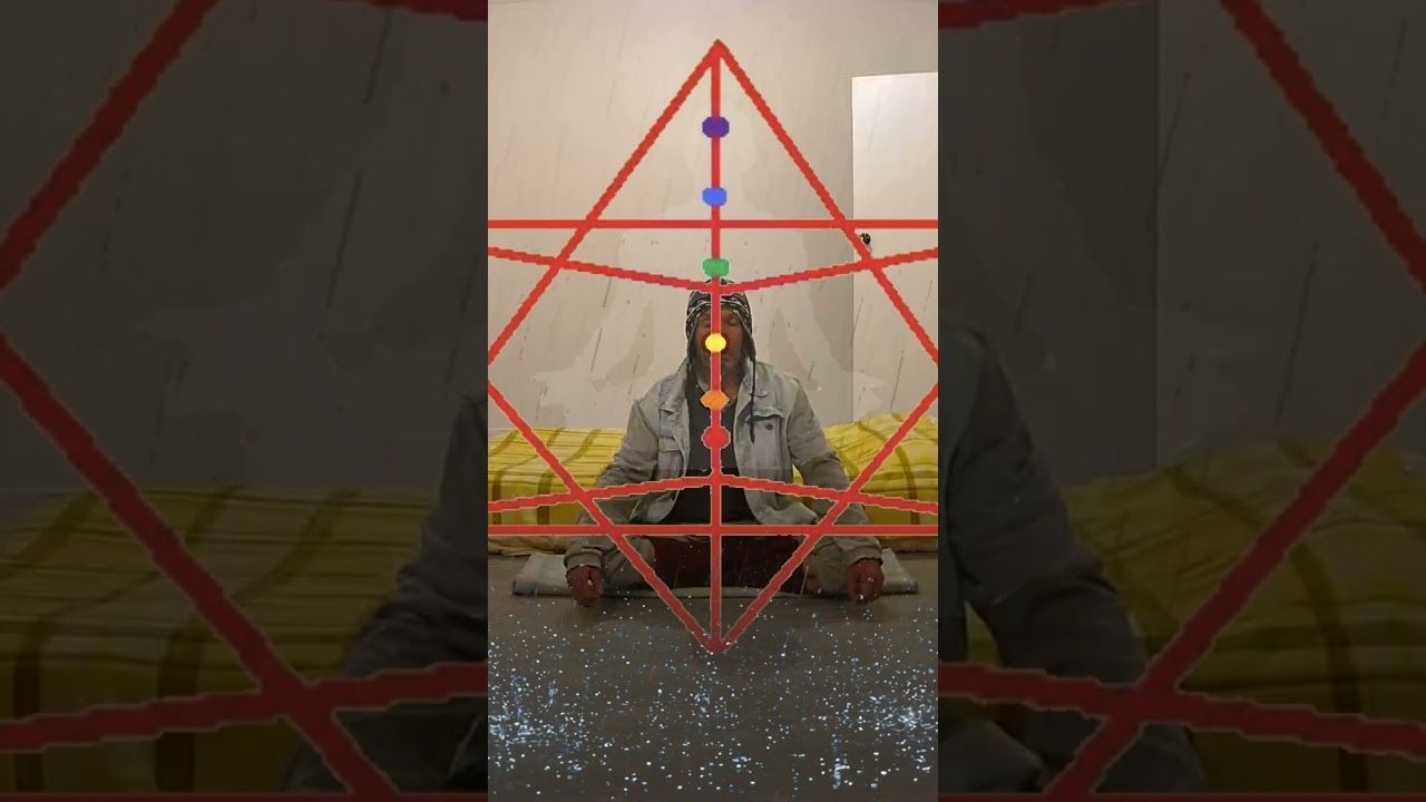 Hailstone Merkaba III — Rain Holds the Floor