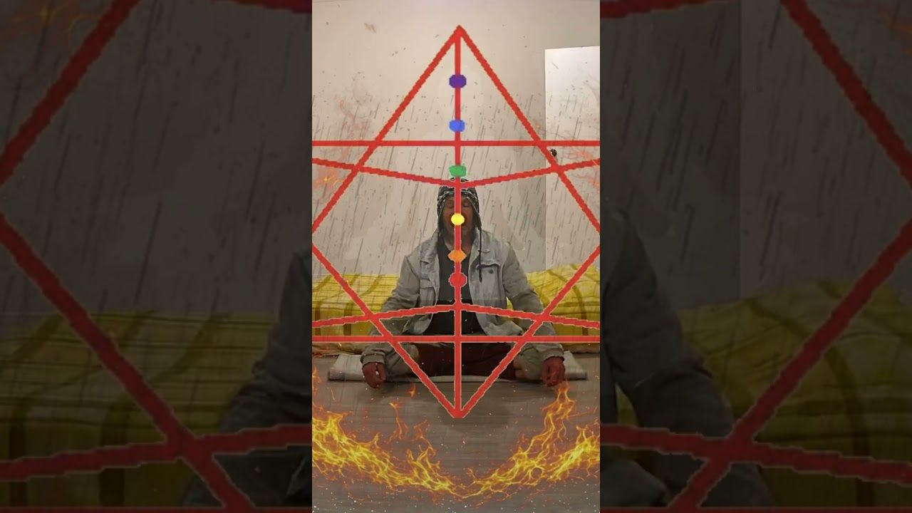 Hailstone Merkaba III — Rain Holds the Floor
