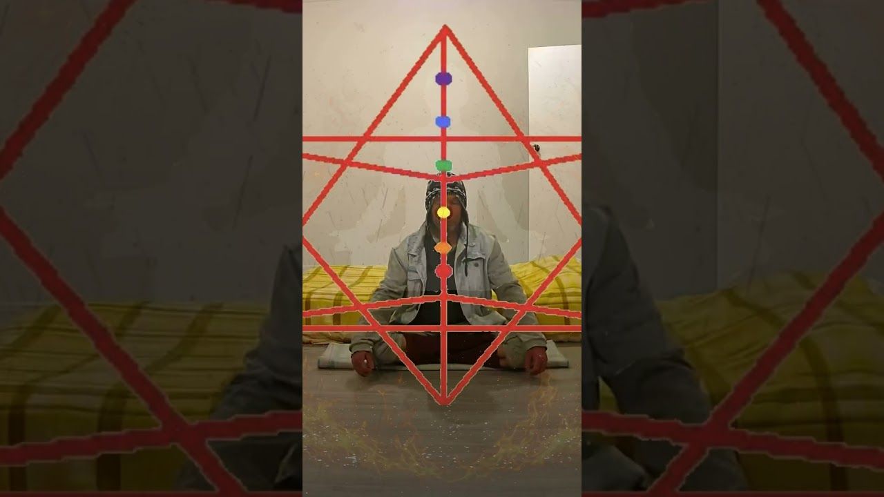 Hailstone Merkaba III — Rain Holds the Floor