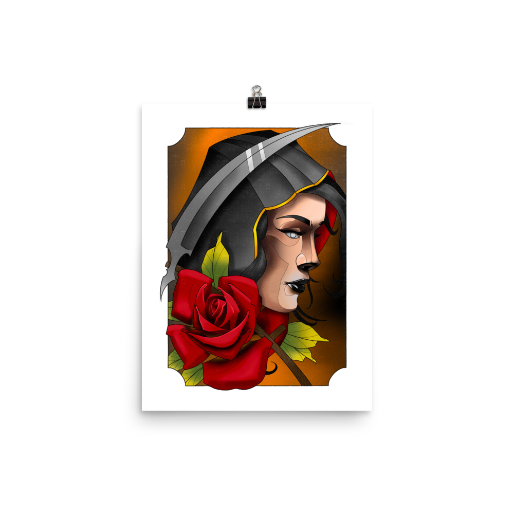 Lady Death Art Print