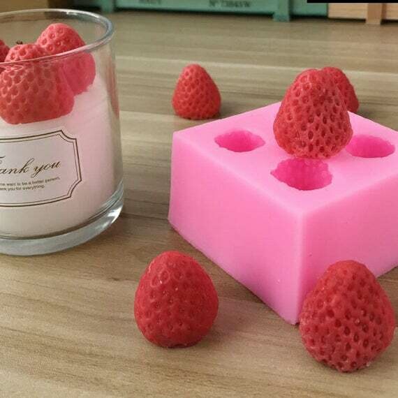 Small Strawberry silicon mold