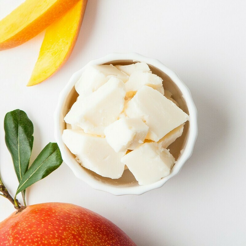 Unrefined Mango butter ( plastic container )
