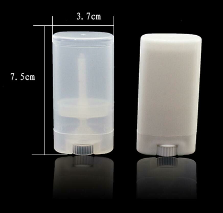 Mini deodorant containers (10 pieces ), Color: Clear