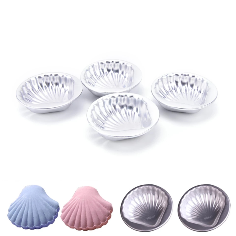 Sea shell bath bomb mold (2 halves )