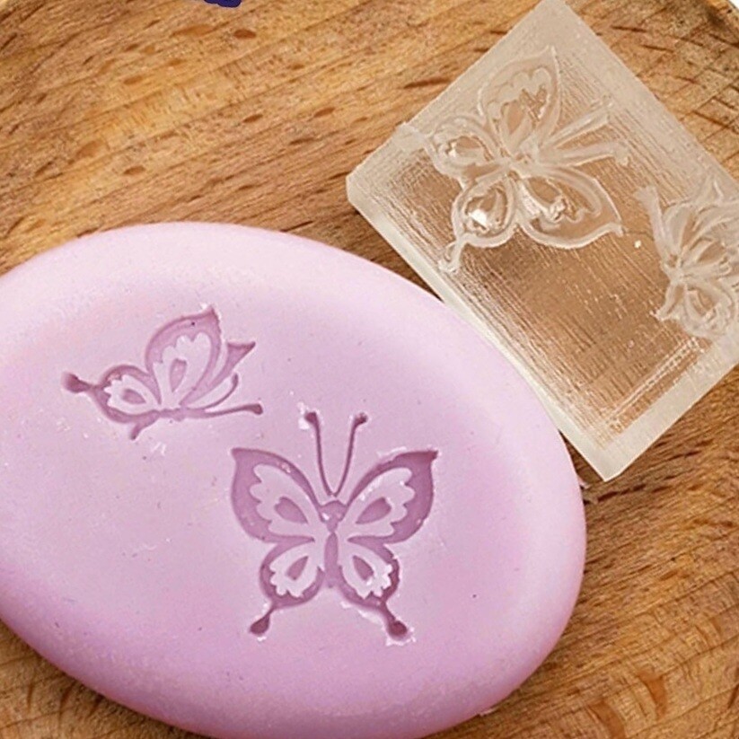 Butterfly Soap acrylic Stamp