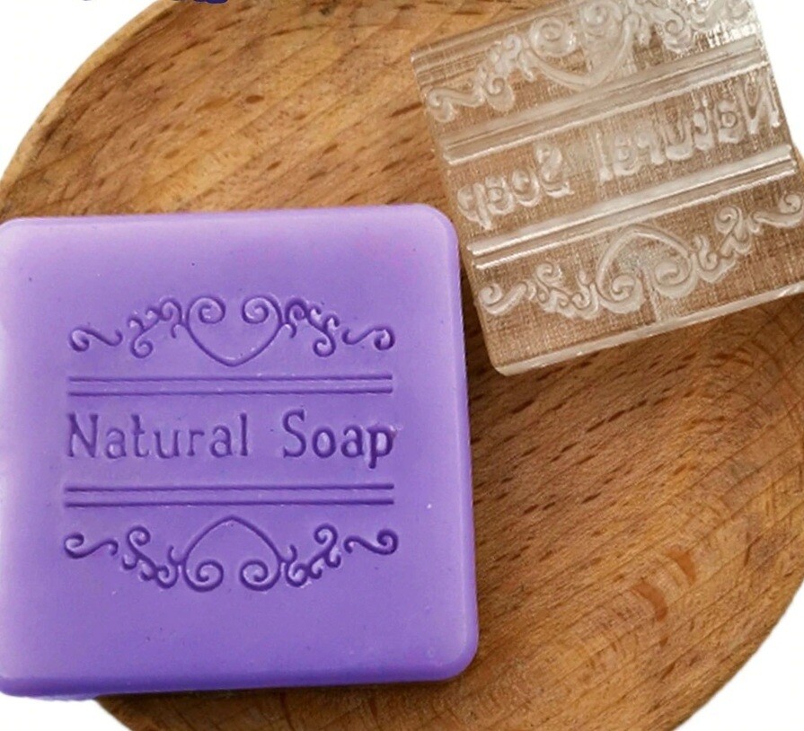 Natural Soap acrylic Stamp