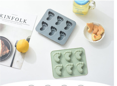 Baby feet silicone mold