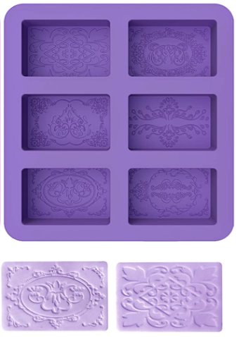 Rectangle Silicone Mold with Stencil