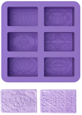 Rectangle Silicone Mold with Stencil