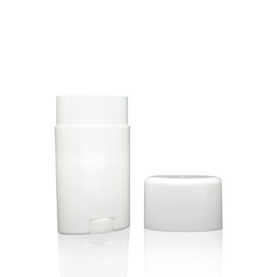 50 ml White Deodorant Container(1 piece) 