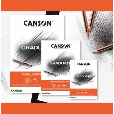 Canson Graduate Sketching 96 GSM 40 SHEETS