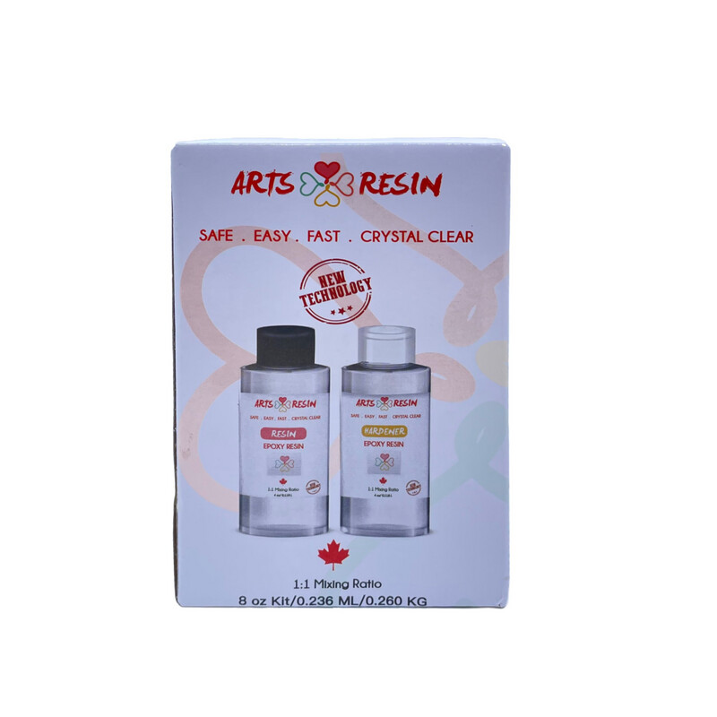 Arts Resin Kit 8 oz / 0.236 ml / 0.260 kg Canadian Brand