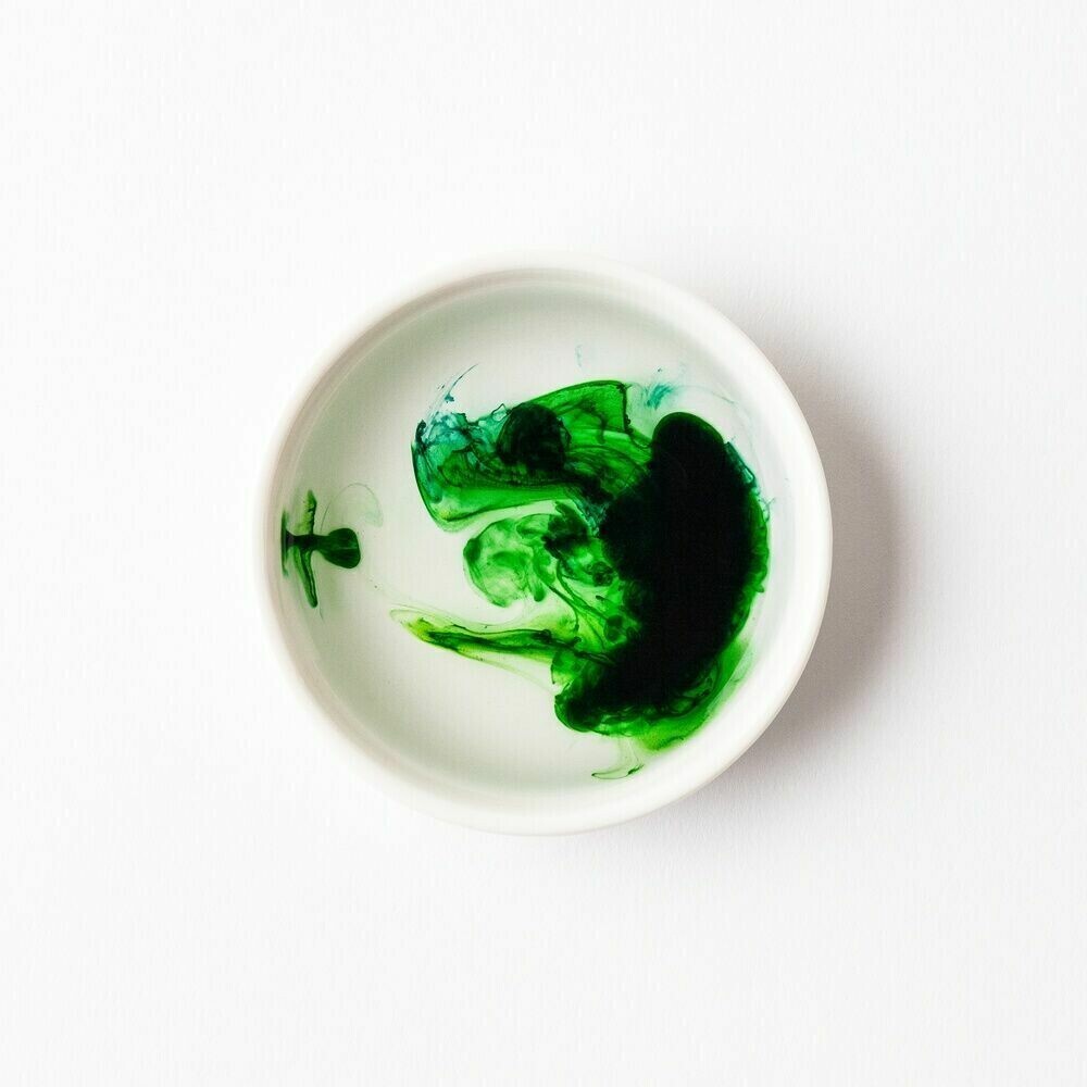 Green Bath Bomb Liquid Foam Color