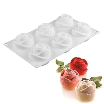 3D Rose silicone mold