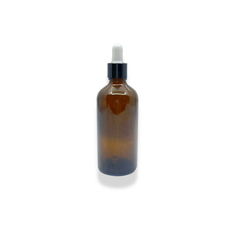 Amber glass bottle with dropper (5 pieces)