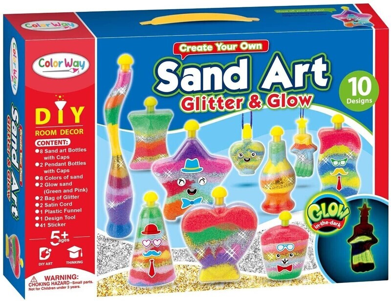 Glow in the dark Sand Art 10pcs