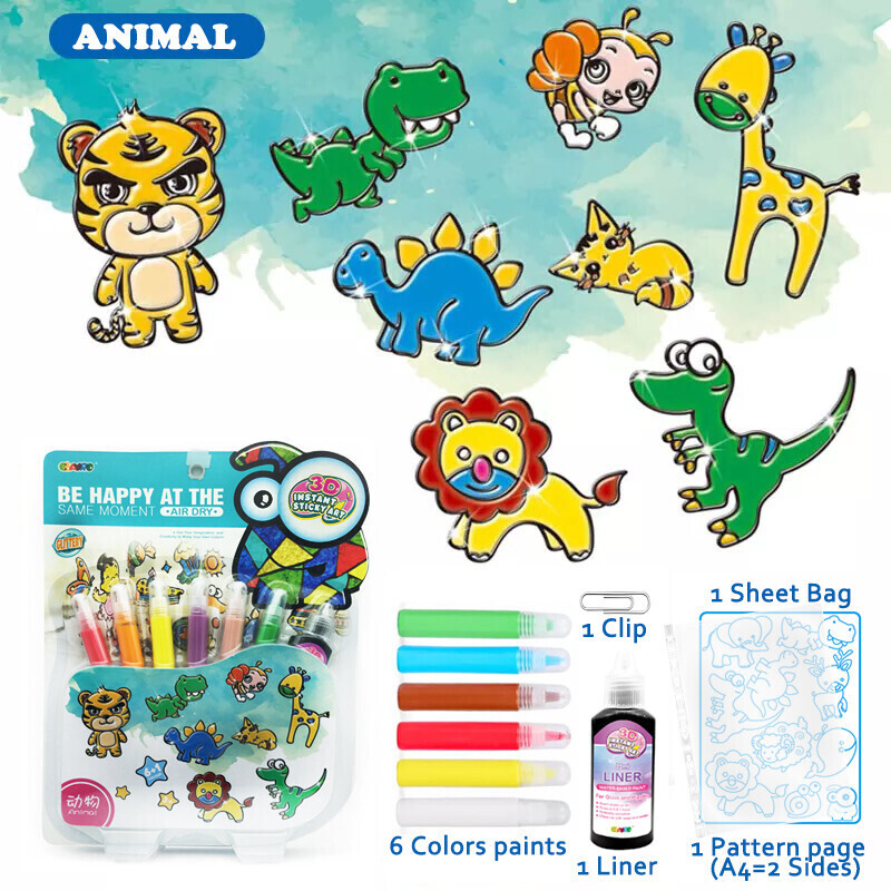 3D Instant Sticky Art - Small Pack
