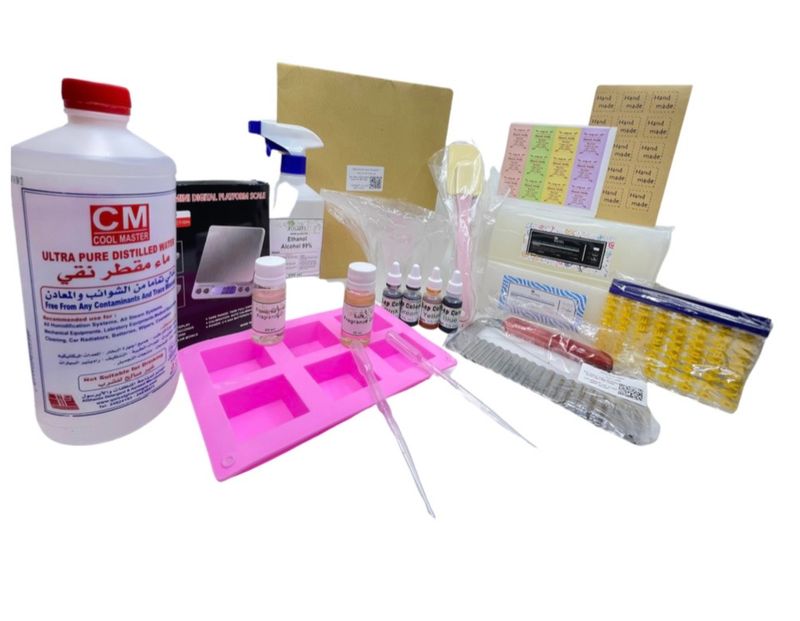Melt and pour soap making kit