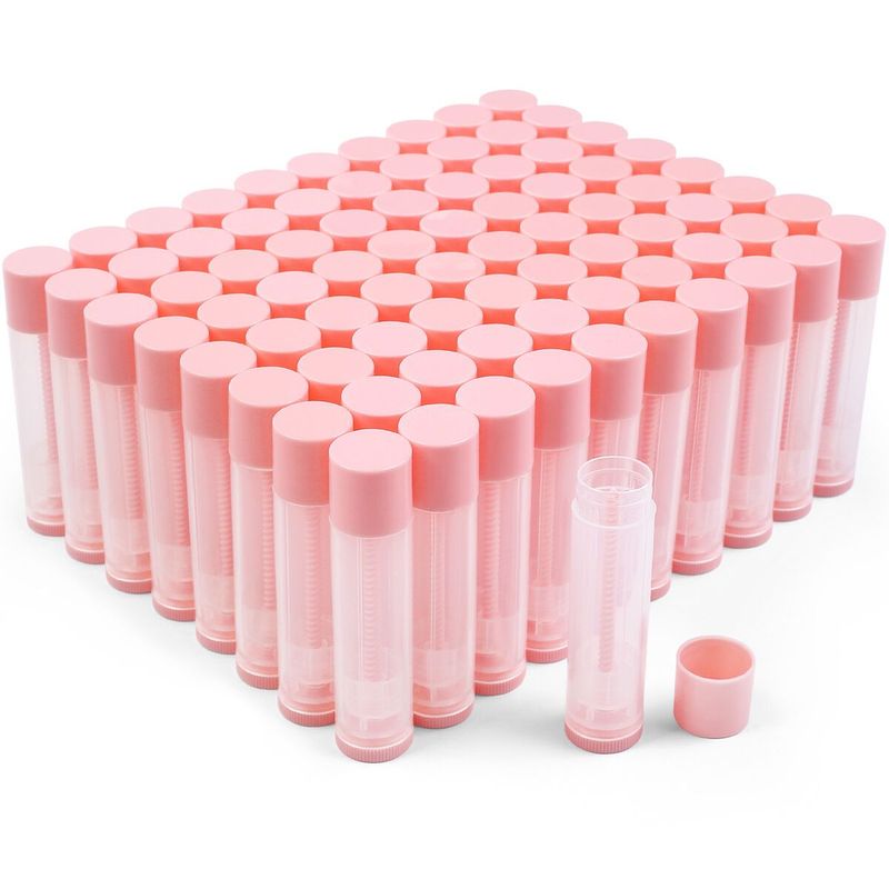 Pink lip balm tubes (14 pieces)