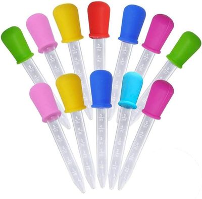 Reusable Plastic Dropper with silicon head