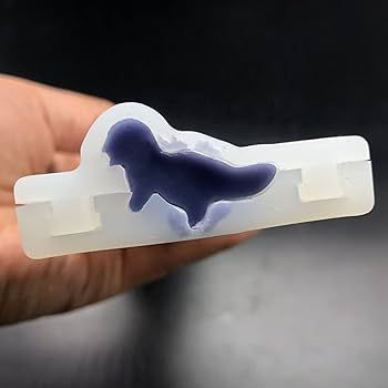 Dinosaur long tube silicone mold