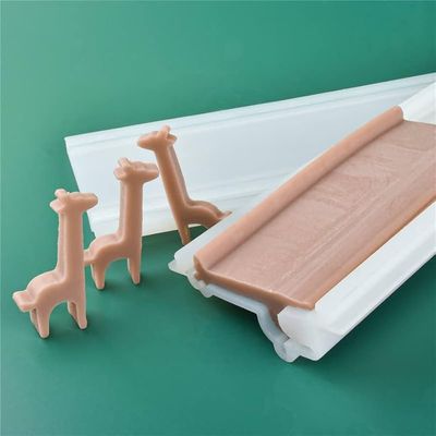 Giraffe long tube silicone mold