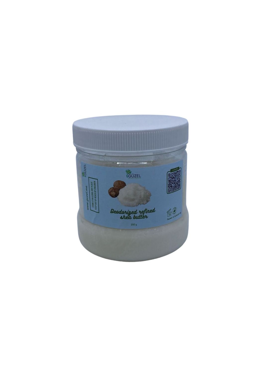 Deodorized refined  Shea butter (plastic containers ), size: 250 grams