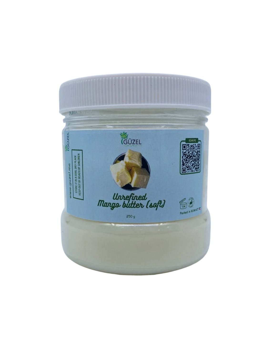 Unrefined Mango butter ( soft ), size: 250 g