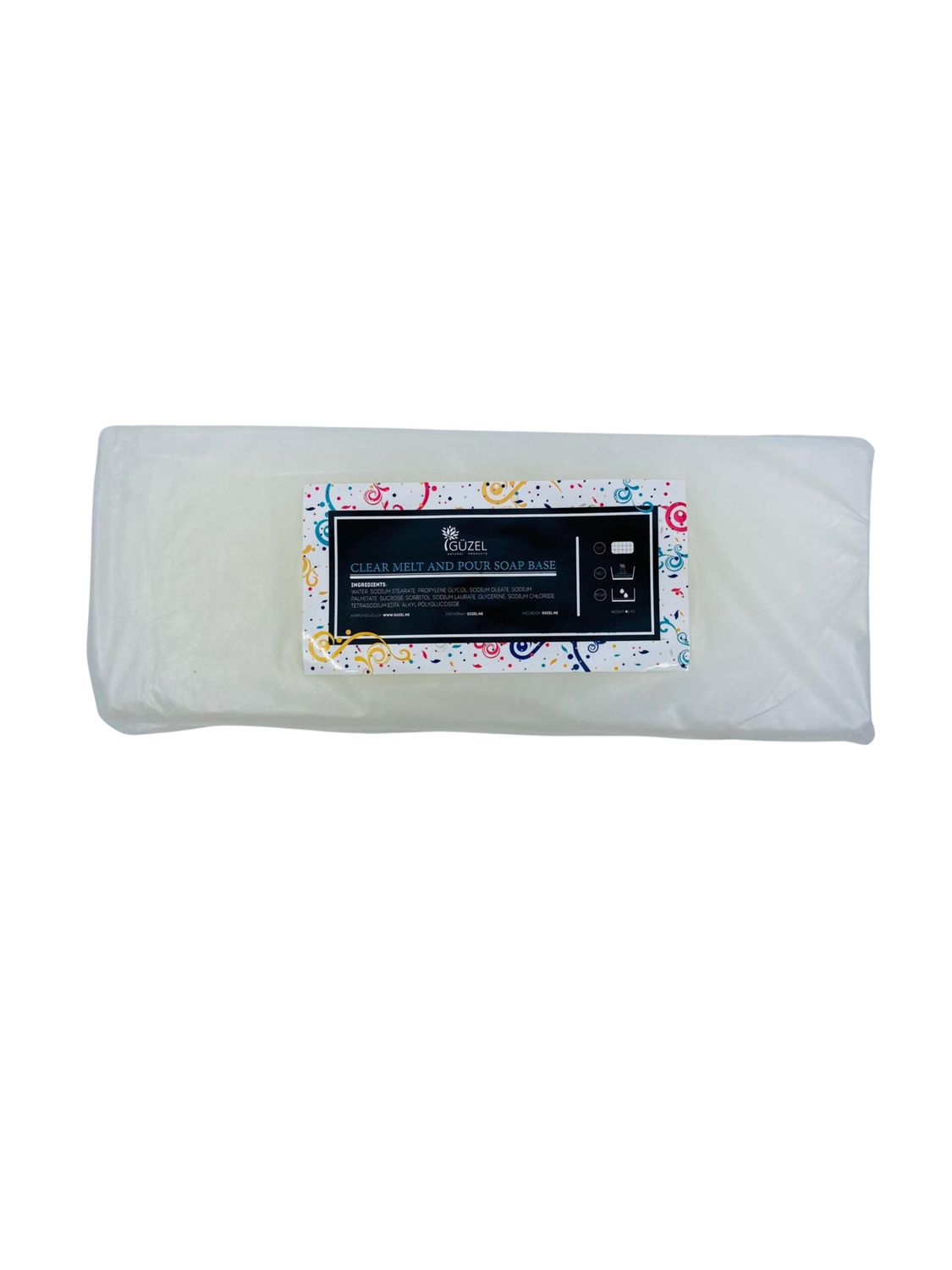 Clear melt and pour soap base, size: 19 - 20 KG