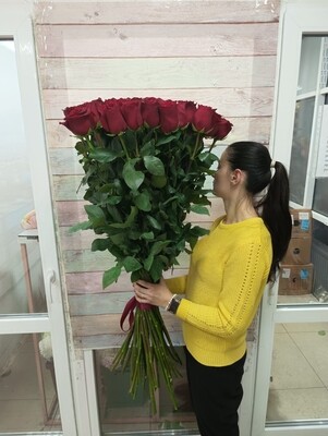 51 роза Эквадор Эксплоер 100 см