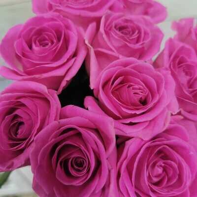 11 розовых роз Кения