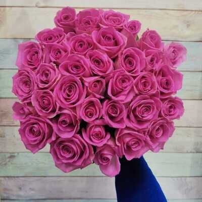 35 розовых роз Кения