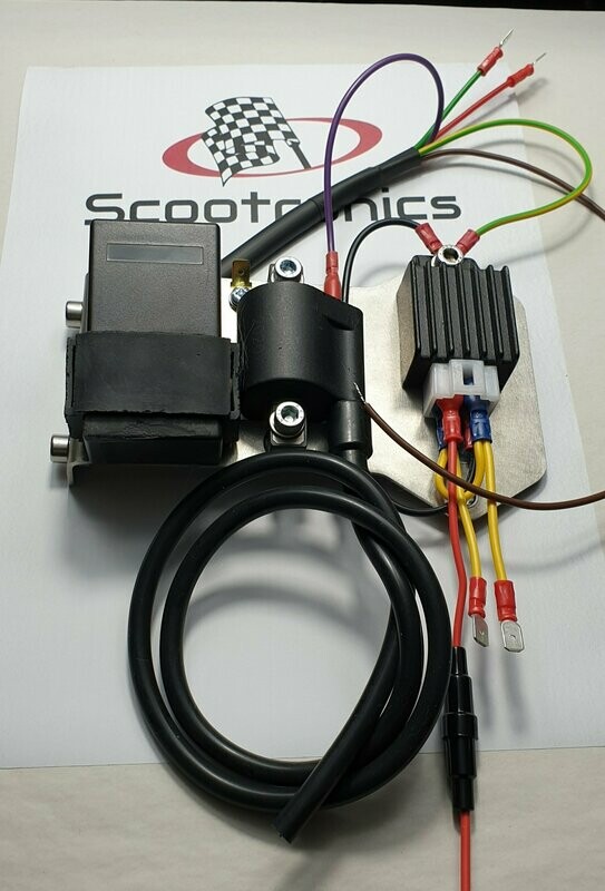 Universal CDI for Lambretta series 1 - 2 with AC regulator fitted
