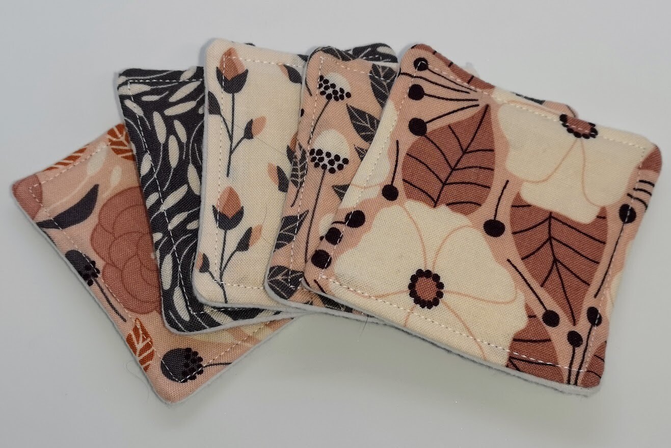 5 Make Up Pads - Peach collection 5 Make Up Pads - Peach collection