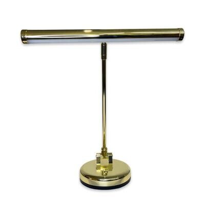 <Piano lamp Forte messing hoogglans  heeft twee instellingen om de lamp zachter of harder te zetten en  heeft een LED-lamp, die energiezuinig, duurzaam en milieuvriendelijk is.>