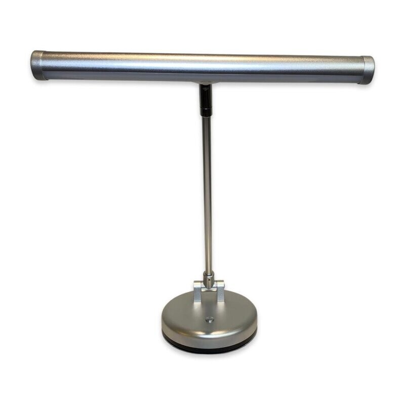 <Piano lamp Forte chroom mat  heeft twee instellingen om de lamp zachter of harder te zetten en  heeft een LED-lamp, die energiezuinig, duurzaam en milieuvriendelijk is.>
