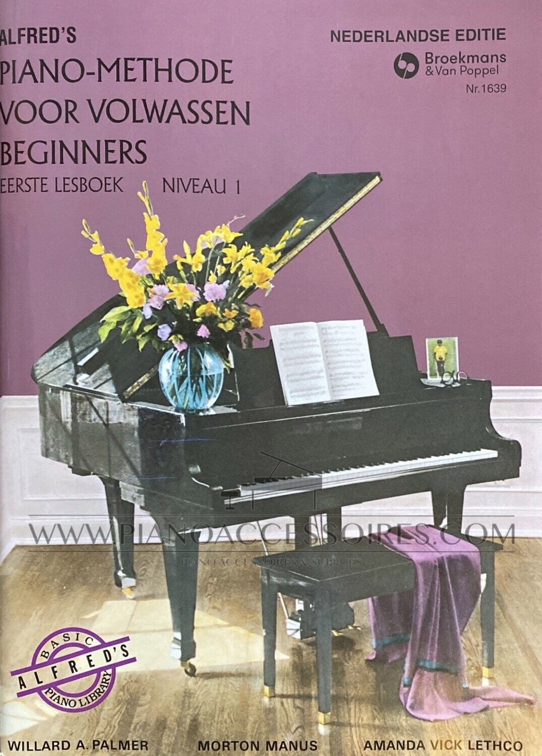 VOOR VOLWASSEN BEGINNERS LESBOEK NIVEAU 1 - Nederlandse uitgave - Alfred  Adult Piano