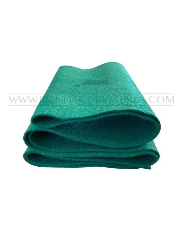 < Deze polyester groene toetsenloper is  geschikt voor  akoestische of digitale  piano's of vleugels>