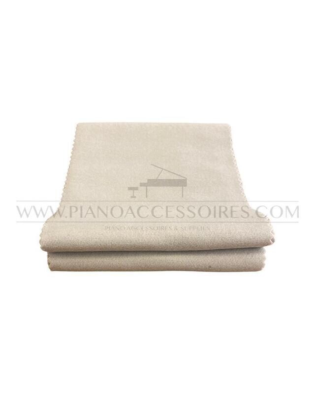 < Deze grijs fluweel  toetsenloper is  geschikt voor  akoestische of digitale  piano's of vleugels  met 88 toetsen.>