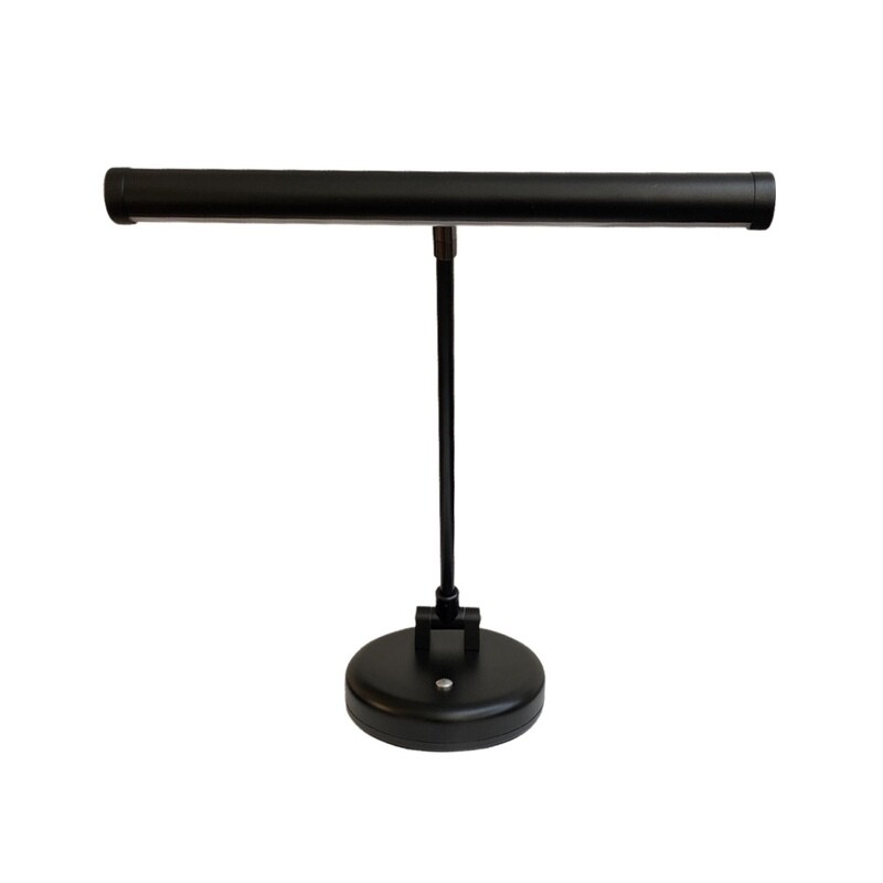 <Piano lamp Forte zwart mat heeft twee instellingen om de lamp zachter of harder te zetten en  heeft een LED-lamp, die energiezuinig, duurzaam en milieuvriendelijk is.>