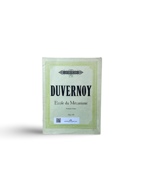 <DUVERNOY ECOLE DU MÉCANISME OP.120, tweedehands pianoboek, pianoaccessoires.com>
