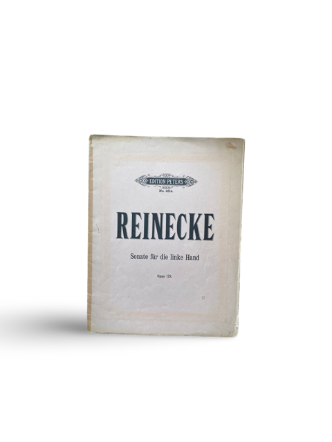 < Carl Reinecke ( 1824-1910) heeft Sonate op.179 in C minor voor de linker hand in 1884 geschreven >